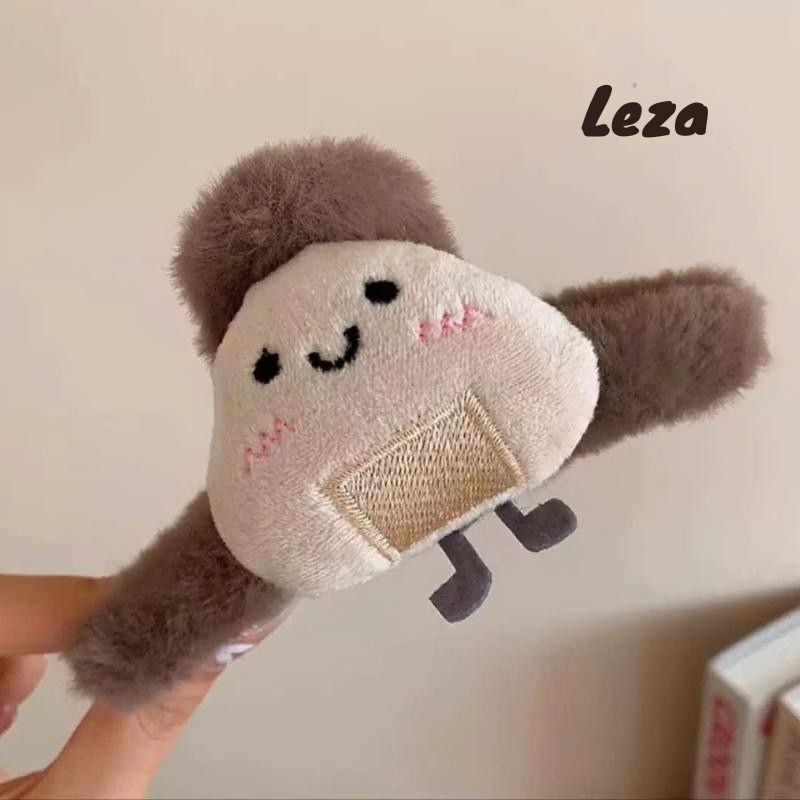 LEZA - Băng Đô/Kẹp tóc hoạt hình nhồi bông dễ thương cho nam và nữ. Sử dụng hàng ngày, rửa mặt, skincare