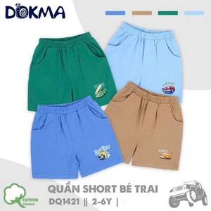 Quần Cộc, Quần Đùi Cotton Dokma Bé Trai DQ1419 DQ1423 DQ2777 DQ2867 DQ1421