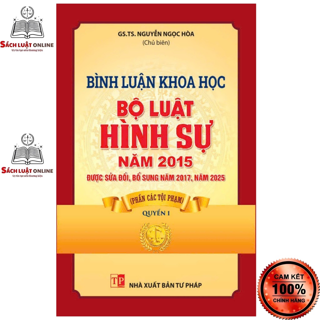 Sách - Combo 3 cuốn Bình luận Khoa học Bộ luật Hình sự (Sđ 2025) NXB Tư pháp