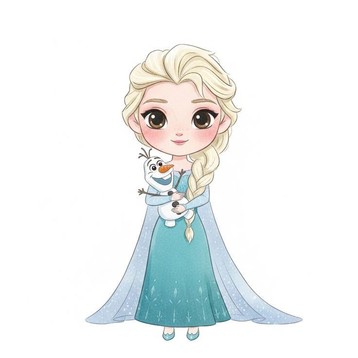 Móc khoá nhân vật Nữ hoàng băng giá Elsa