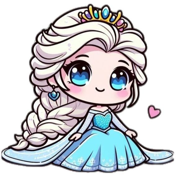 Móc khoá nhân vật Nữ hoàng băng giá Elsa