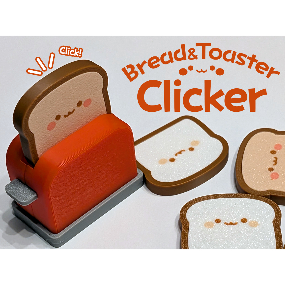 Móc Khóa Clicker Bấm Giảm Stress In 3D – Đồ Chơi Bấm Click Trang Trí Chìa Khóa / Balo