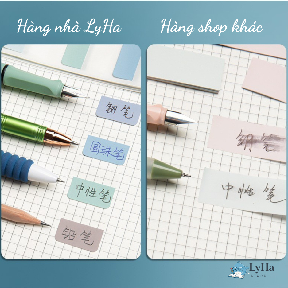 (10 bộ)Tab Dán Ghi Chú màu Morandi Note Đánh Dấu Trang , Chú Thích , Ghi Nhớ Nội dung tiện lợi nhiều màu cho học sinh
