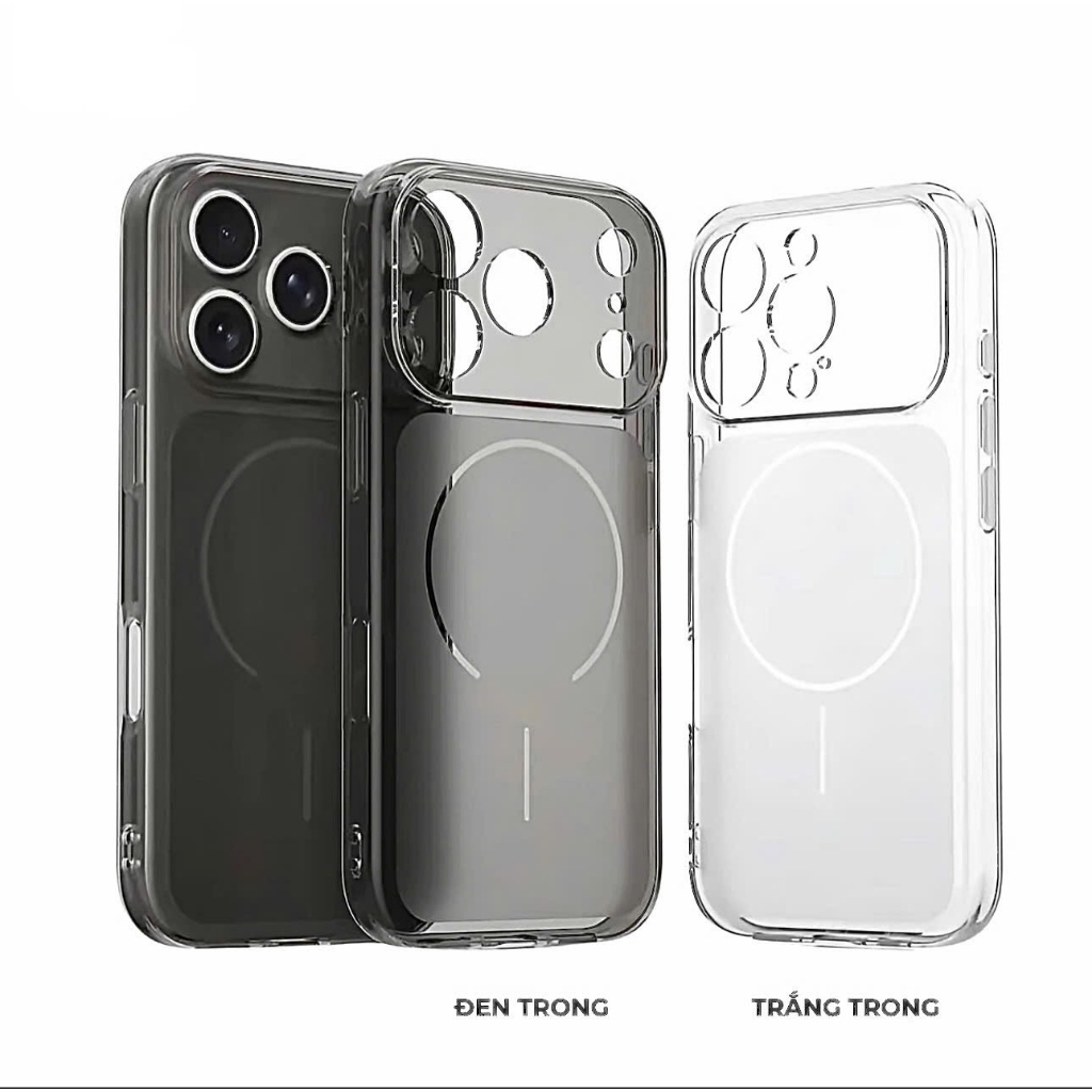 ỐP NHÁM MÀU MỜ VIỀN DẺO SILICON MATTE TỪ TÍNH CHO IP 17 17AIR 17PRO 17PROMAX 11 12 13