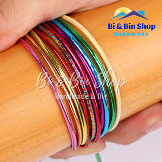 Bó Dây Thun Kim Tuyến 1,5mm May Trang Phục, Làm Phụ Kiện Thời Trang, Làm Dây Treo Thẻ Các Loại