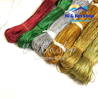 Bó Dây Thun Kim Tuyến 1,5mm May Trang Phục, Làm Phụ Kiện Thời Trang, Làm Dây Treo Thẻ Các Loại