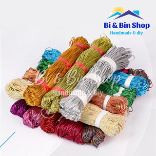 Bó Dây Thun Kim Tuyến 1,5mm May Trang Phục, Làm Phụ Kiện Thời Trang, Làm Dây Treo Thẻ Các Loại