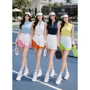 Bộ tập thể thao nữ, Bộ Will váy phối màu siêu xinh tập pickleball, tennis, golf…