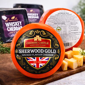 Phô mai Anh Coombe Castle - Gaelic Gold Cheddar with whiskey & ginger 150G