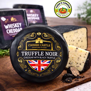 {Date T11} [Giao miền Nam] [Phô mai Anh] Phô mai Coombe Castle Truffle Noir - Cheddar with Black Truffle 150g