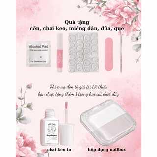 Nailbox Thiết Kế, Móng Úp, Móng Tay Giả Mắt Mèo Hổ Phách Ánh Trăng Ngôi Sao Hottrend Hàn Quốc P43