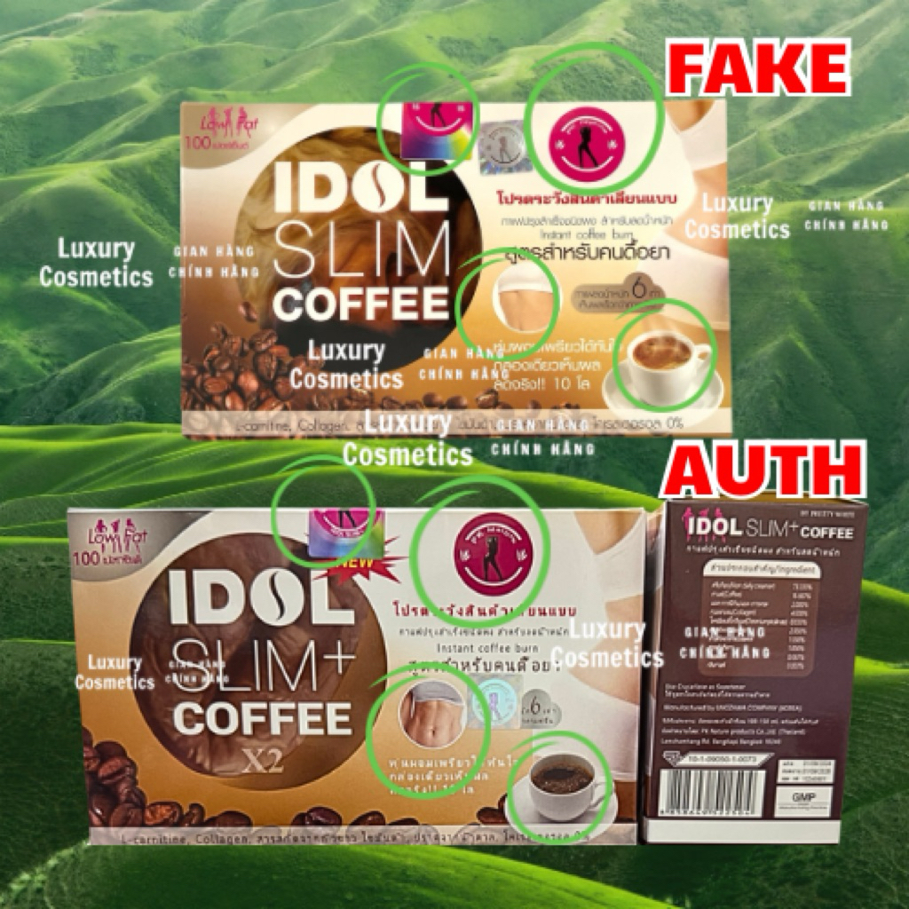 3 Hộp Hộp hòa tan đậm vị thơm ngon mẫu 2 vòng tròn Edally Super Slimming Garcinia Coffee