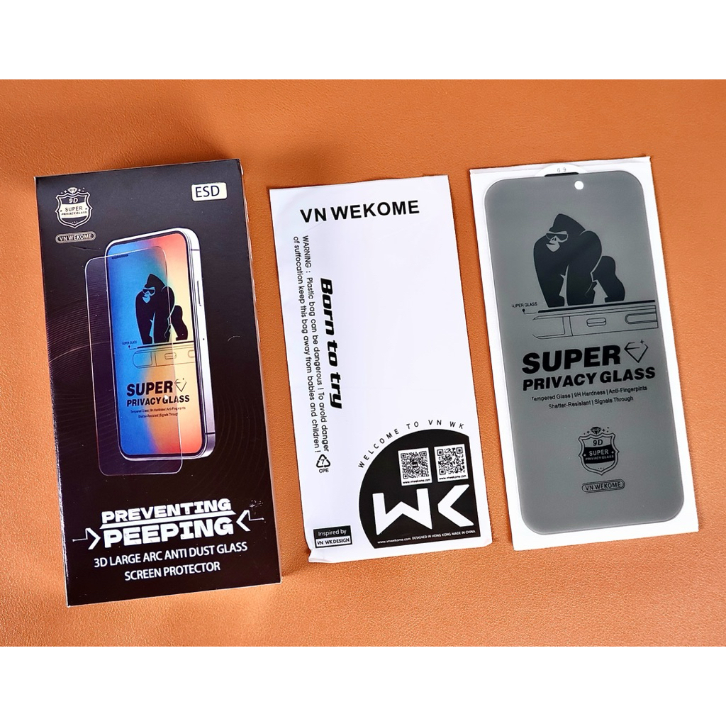 Cường lực chống nhìn trộm Full màn KhÔNG VIỀN KING GLASS IP16 16 pro , mã15 xs max 14 pro max 12 promax 7 8 Plus 11 13 x
