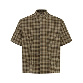 OUTBREAK - ÁO SƠMI NGẮN TAY HOẠ TIẾT CARO *FRAGMENTS CARO SHIRT*