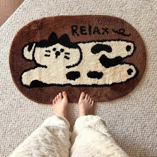 Thảm Lông, Thảm Lau Chân, Thảm Chùi Chân Lông Cừu Siêu Thấm Hút, Chống Trơn Trượt -TotoMoo.homedecor