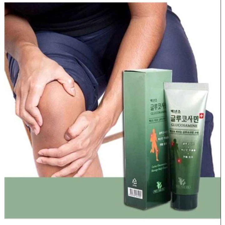 Dầu Lạnh Glucosamine Hàn Quốc - Kem Xoa Bóp Khớp Mát Lạnh, Giảm Nhức Mỏi Cột Sống, Bong Gân & Chuột Rút