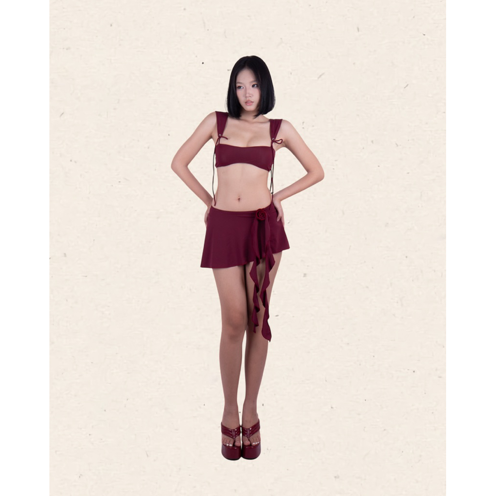Lamoss-Lune Bikini kín đáo du lịch resort biển cùng gia đình