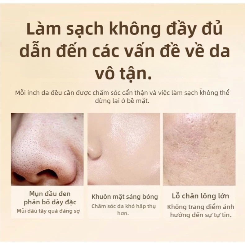 Thanh Lăn Mặt Nạ Đất Sét Cấp Ẩm Ngừa Mụn Tẩy Tế Bào Chết Cho Da, Mặt Nạ Sáng Da Loại Bỏ Bã Nhờn 60g