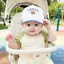 Mũ Lưỡi Trai Cho Bé Trai Bé Gái 1-3 Tuổi Thêu Gấu Libear Phối Lưới Thoáng Khí Vành Ngắn Che Nắng - Tiệm Mẹ Sam 97- MUG15