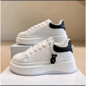 99K [Xả Lẻ Size 38-40] - Nhiều Mẫu Giày Thể Thao Nữ Màu Trắng, nâng đế 5 cm, êm, phong cách thời trang cá tính.