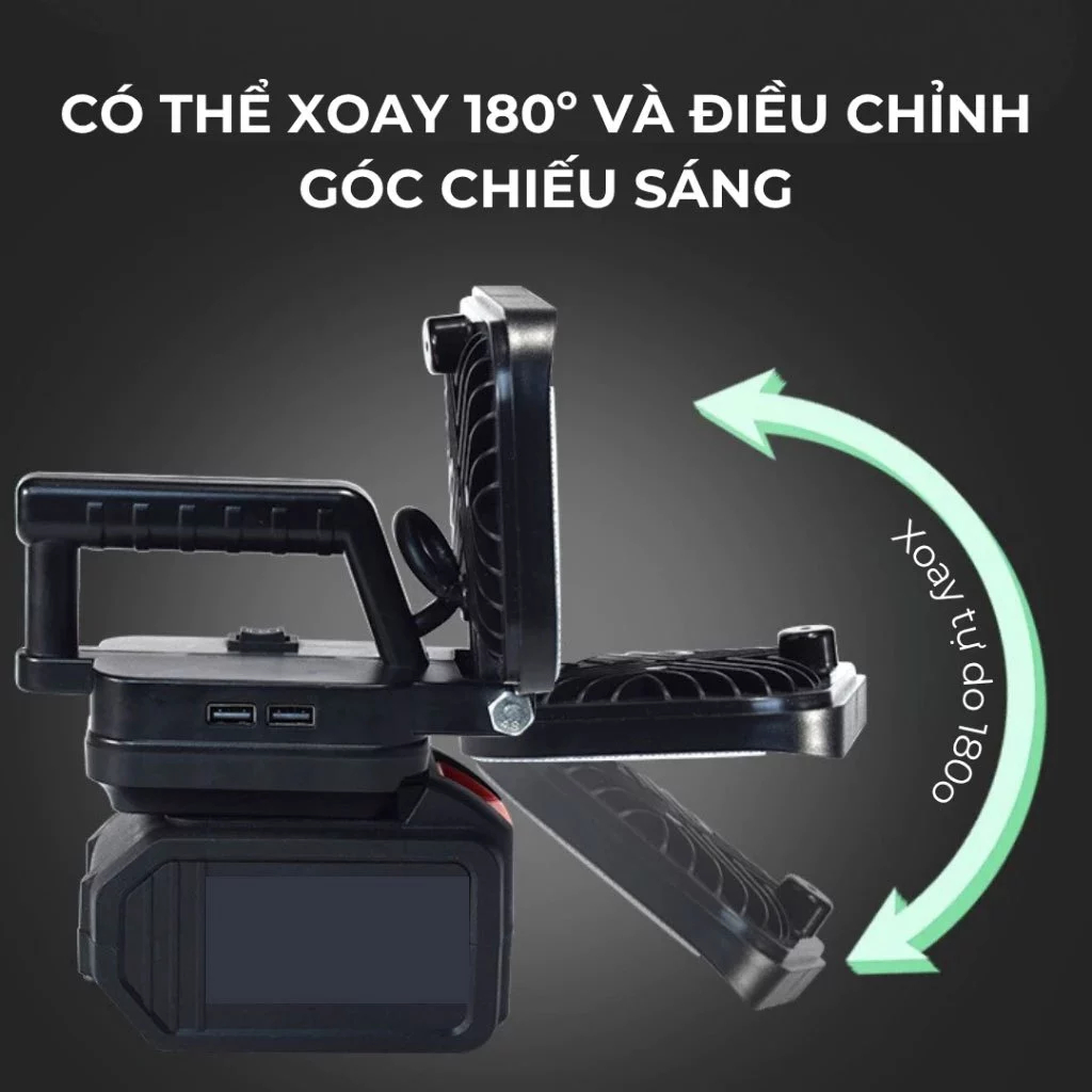 Đèn LED 35 và 55 bóng dùng chân pin phổ thông M21, đèn led siêu sáng soi đêm, cắm trại, đi dã ngoại