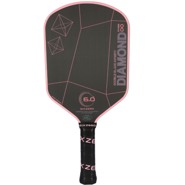 Vợt Pickleball Double Black diamond Control - Cherry Blossom Pink (black edgeguard)