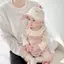 Mũ Bèo Hoa Nhí Cho Bé Gái Đính Nơ Xinh Phong Cách Hàn Quốc Tiểu Thư Cho Bé 10-24 Tháng - Tiệm Mẹ Sam97 - MUG25