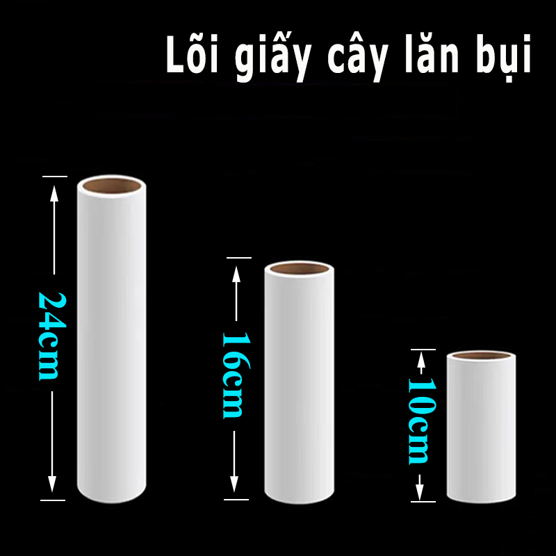 Combo-Lõi Lăn Bụi 10cm 16cm 24cm-Lõi dự phòng thay thế sử dụng cho lăn giường ăn lông mèo quần áo】