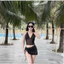 Bikini DTD 2 Mảnh Màu Phối Voan Lưới Kèm Chân Váy Màu Trắng