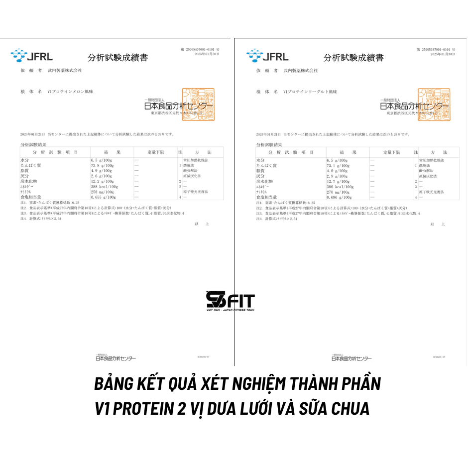 Sữa Bổ Sung Đạm V1 protein - 100% whey protein sản xuất tại Nhật Bản - KEYGYM
