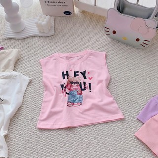 Quần áo trẻ em, Áo hè bé gái in hoạ tiết nhiều màu 9-25kg A582 Tiểu Yến KID