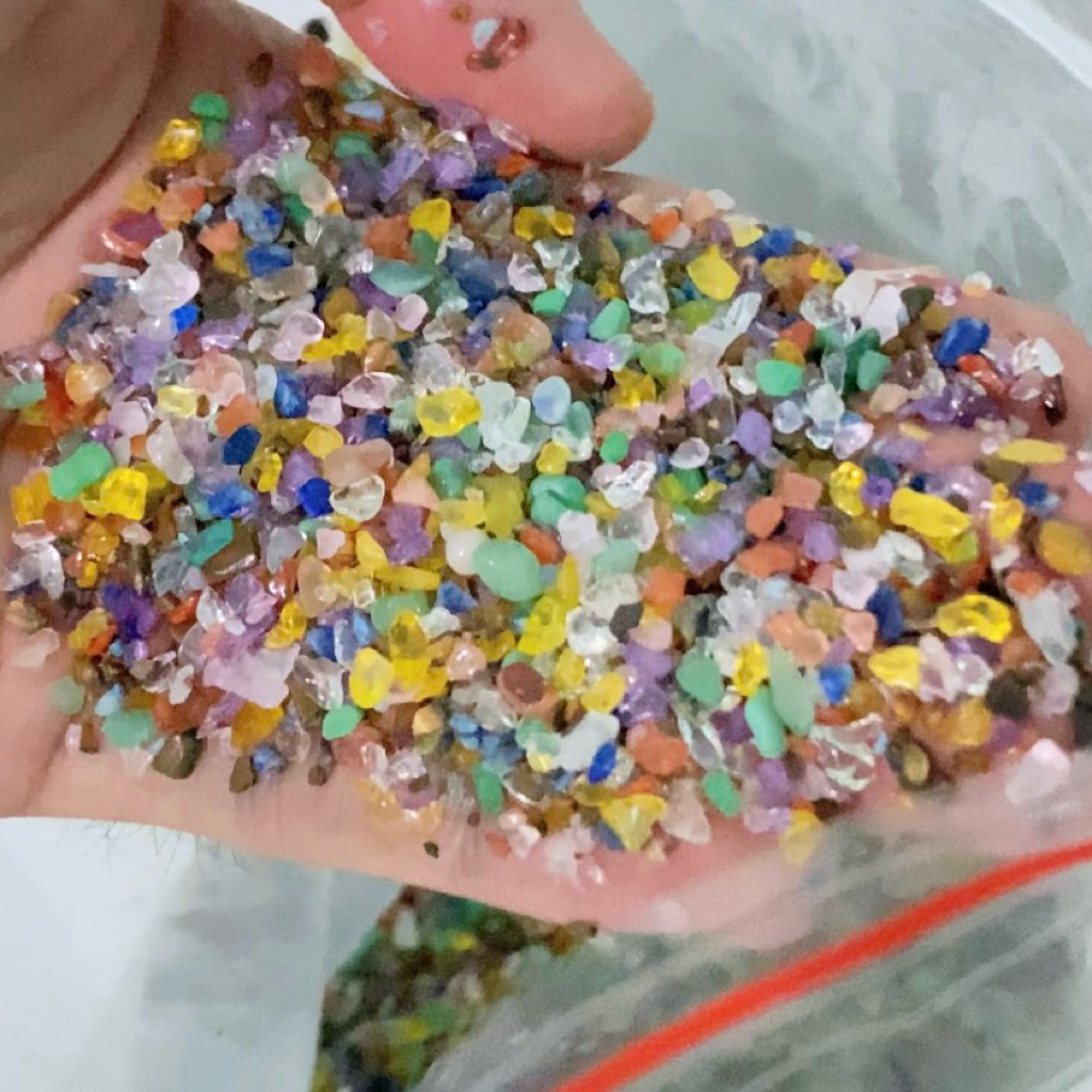 Đá Thạch Anh Đa Sắc 8 màu - Màu đẹp sáng bóng đẹp, đá thạch anh ngũ sắc, đá năng lượng, đá thanh tẩy