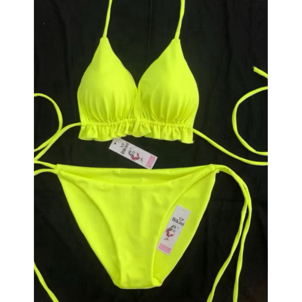 Bikini DTD -Áo Tắm 2 Mảnh Tam Giác Basic Bèo Dây Dài Tự Do Tự Tạo Kiểu (Bộ Sưu Tập Bikini Hot Trend)