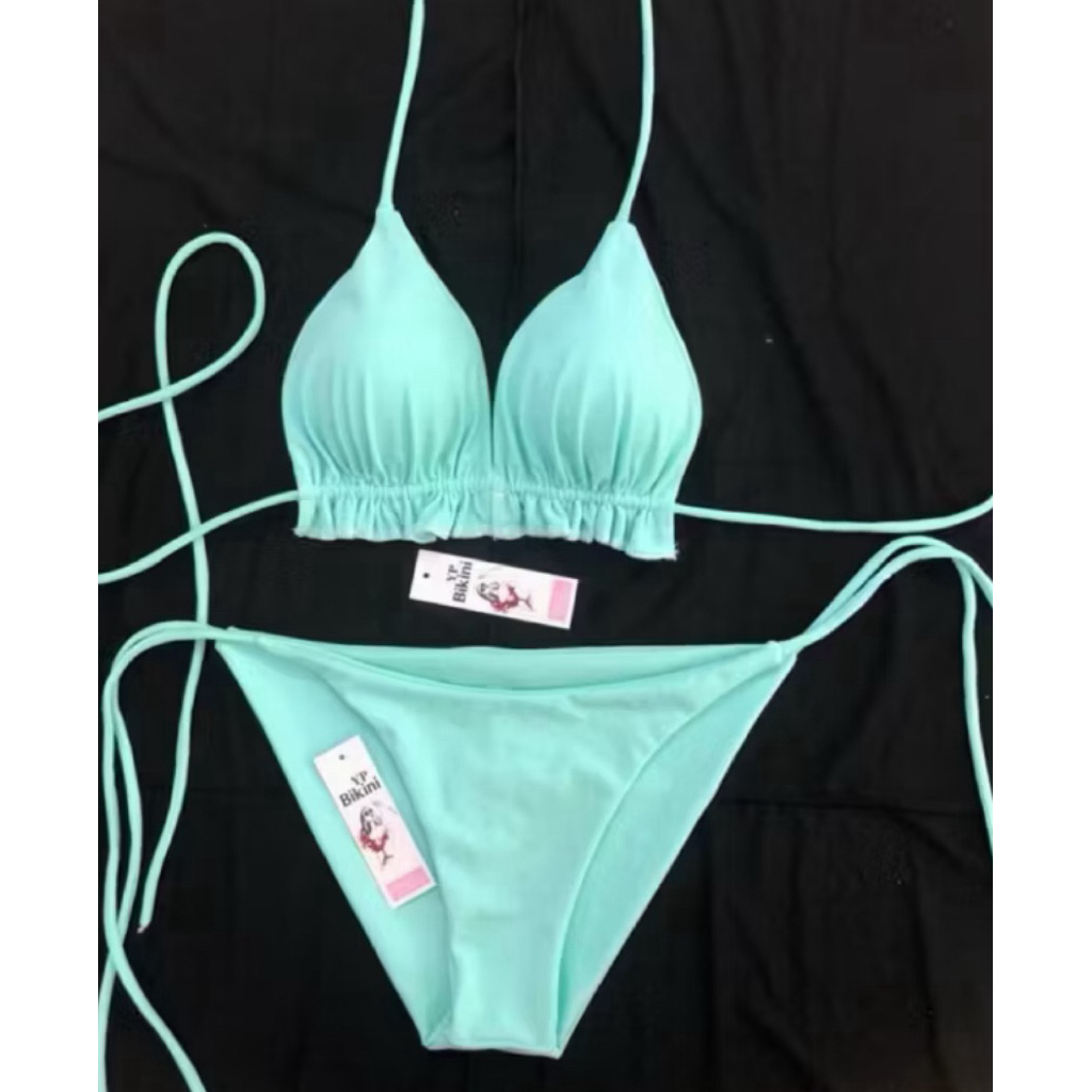 Bikini DTD -Áo Tắm 2 Mảnh Tam Giác Basic Bèo Dây Dài Tự Do Tự Tạo Kiểu (Bộ Sưu Tập Bikini Hot Trend)