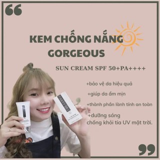 Mua 2  tuýp Tặng 2 tuýp  - Kem Chống Nắng Múi Xù GONGEOUS Phiên bản Mới Nhất, nâng tone da, trắng tự nhiên