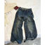 Quần jeans suông WGWE cạp gập