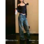 Quần jeans suông WGWE cạp gập