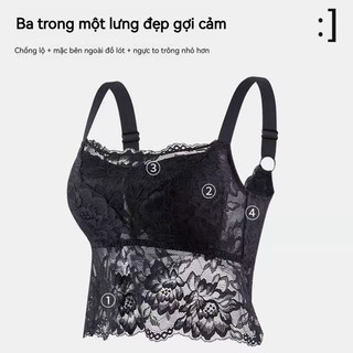 Áo Yếm Ren Không Gọng, Size Lớn - Nâng Ngực Tự Nhiên, Form Đẹp Không Khe Ngực
