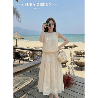 [ẢNH THẬT] SET THÔ BOI PHỐI REN ÁO BÍ CVAY DÀI STBPRA