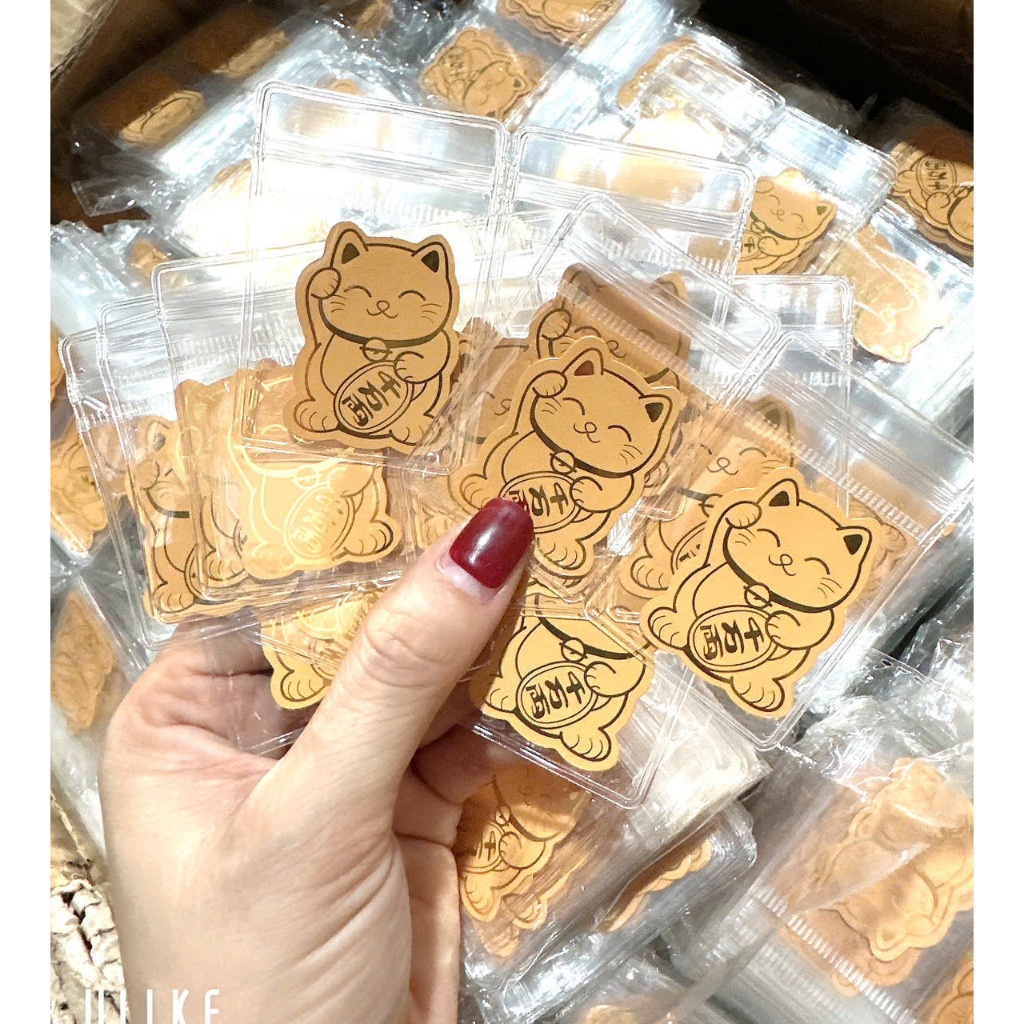 Mèo thần tài mạ vàng 24k thu hút tài lộc may mắn - nhiều mẫu lựa chọn