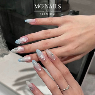 Nailbox Thiết Kế, Móng Úp, Móng Tay Giả Vẽ Nổi Sò Đi Biển Mùa Hè P40