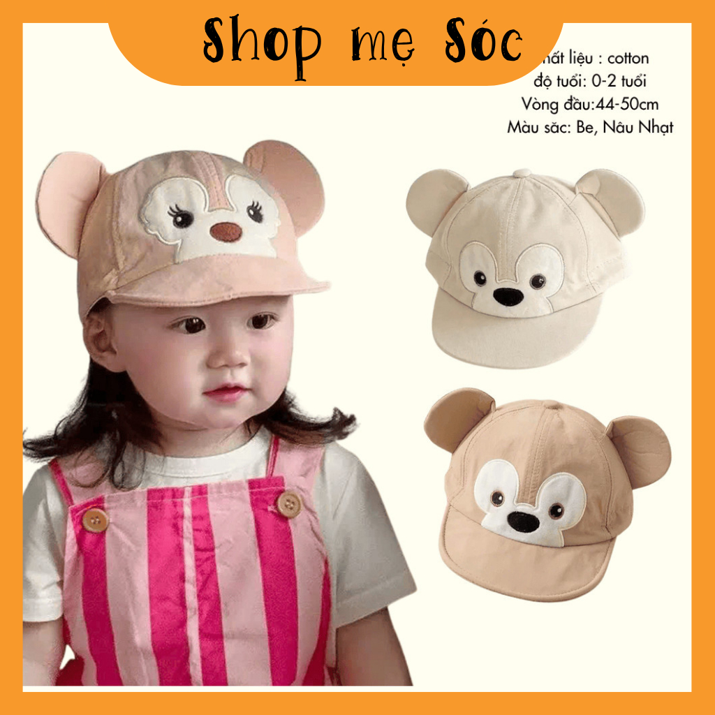 Mũ gấu KoLa dễ thương cho bé 0-2 tuổi mesocshop