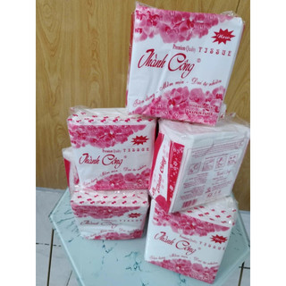 Combo Khăn Giấy Ăn Thành Công 320x320mm 1 Lớp Cho Gia Đình & Nhà Hàng Tiện Lợi, Tiết Kiệm