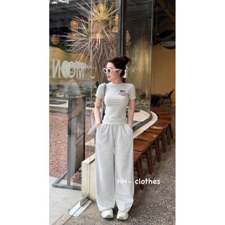 Set bộ dáng ôm chất thun co dãn the bad lá cờ
