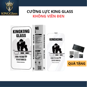 Kính cường lực cao cấp KING GLASS Không viền đen cho điện cho iphone giúp tăng cường tầm nhìn