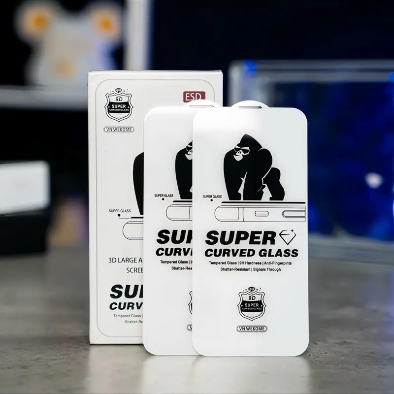 Kính cường lực cao cấp  KING GLASS Không viền đen cho điện cho iphone giúp tăng cường tầm nhìn