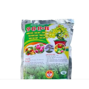 Phân bón NPK 17-17-17+TE Cao Cấp dùng cho Mai và cây cảnh, gúp Bung chồi, Nhú Đọt, Thúc Nút Kim, Tạo Mầm Hoa, Màu sắc