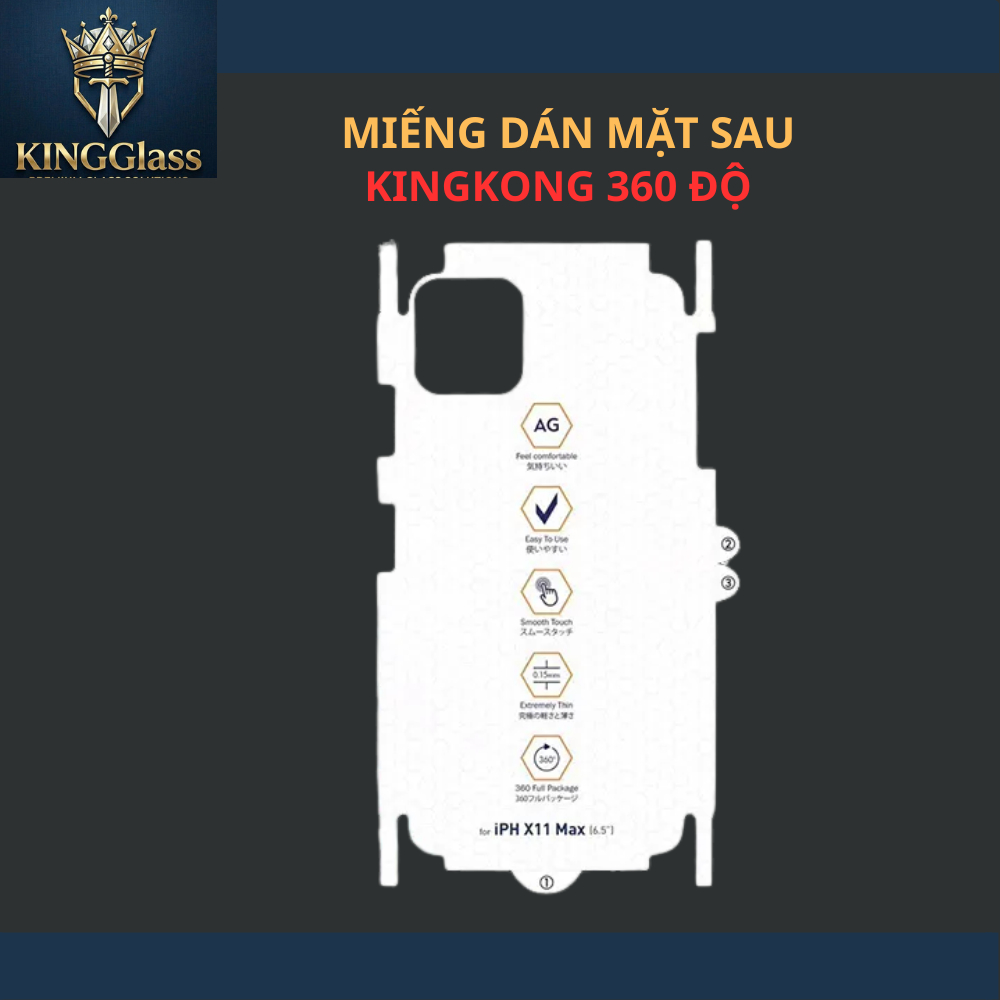 Miếng dán lưng dẻo PPF 360 ĐỘ full viền iphone trong suốt tự phục