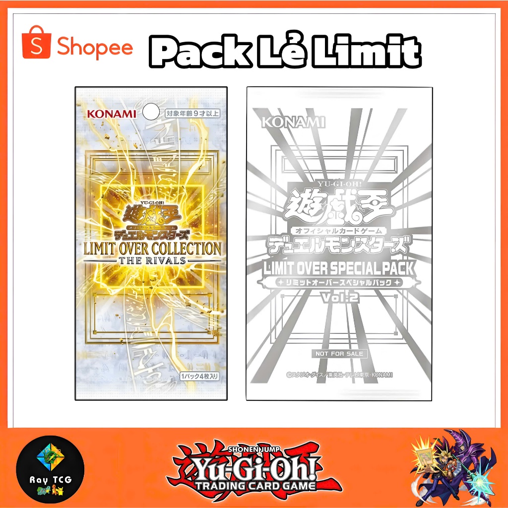 [Chính Hãng] Gói Thẻ Yugioh Limit Over Collection The Rivals - Pack ...