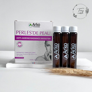 Viên uống dưỡng da Perles De Peau Arkopharma – Cấp ẩm, chống lão hóa, làm sáng da